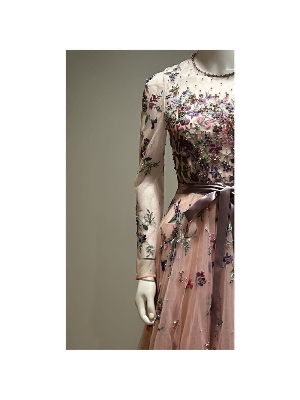 Jenny Packham Effie Floral Embroidered Dress Size 4 (uk 8) - Picture 12 of 15